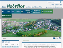 Tablet Screenshot of nacesice.eu